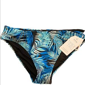 - NWT Time and Tru palm leaf bikini bottom size M